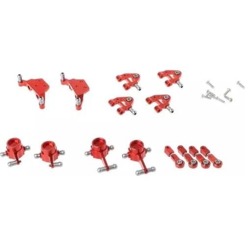 Upgraded Parts Alloy Set Swing Arm Shock Absorber Plate Set for Wltoys P929 P939 K969 K979 K989 K999 1/28 RC Car