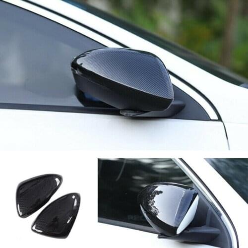 For Buick Regal 2017-2021 Rear View Side Mirror Cover Trim ABS Carbon Fiber 2PCS Car Styling Accessories