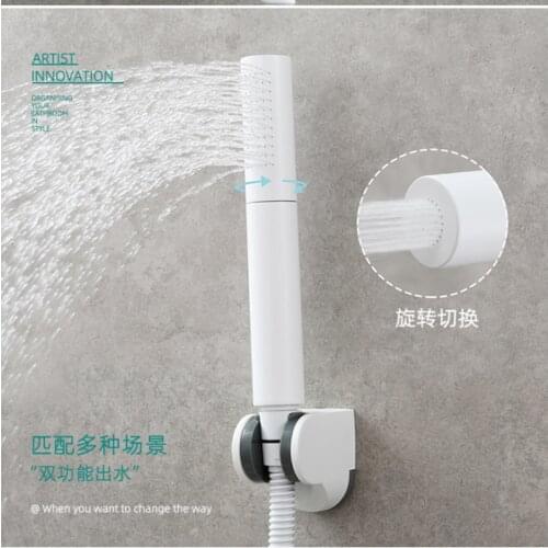 Handheld Shower Bathroom 2 Function High Pressure Rain Shower Sprayer Set Water Saving Waterfall Shower