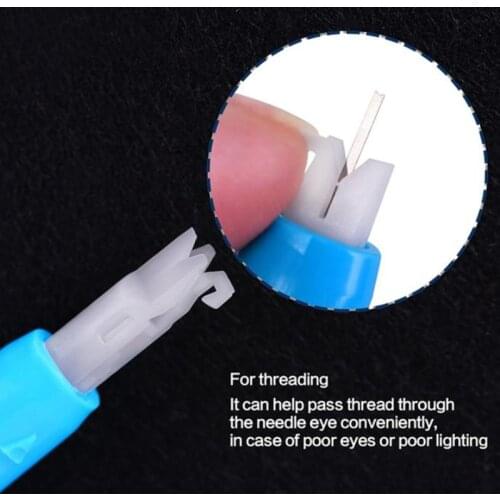 DIY Sewing Needle Threader Hand Machine Automatic Insertion Sewing Thread Device For Elderly Housewife Tool Sewing Accessories