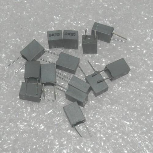 Original new 100% 250v0.1uf 100NF 104k C242E104K20C800 vertical coupling correction film capacitor (Inductor)