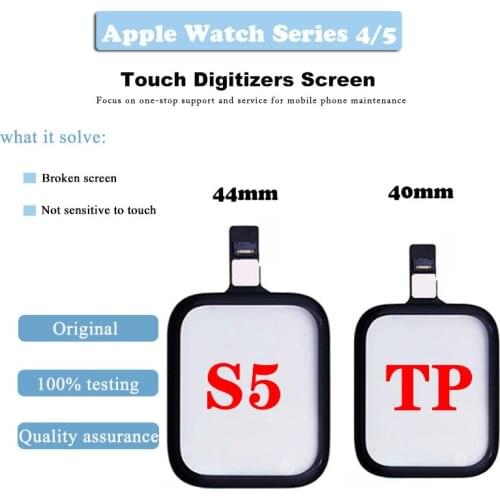 Original Touch Panel For Apple Watch Series 5 Touch Screen Digitizer For Apple Watch Series5 S5 40mm44mm Touch Glass Replacement