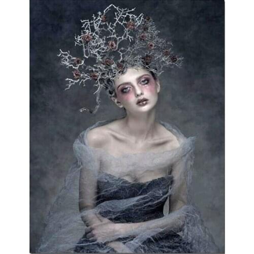 2019 Goddess Diy Diamond Painting Decor Mosaic tree Full Square round drill Hobby Girlfairy Christmas decoration for homeZP-3226