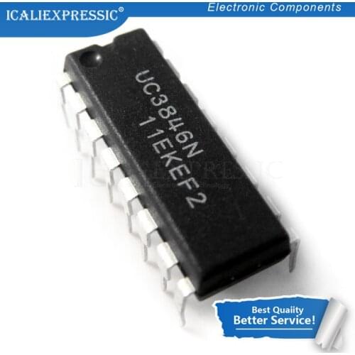 5PCS UC3846N DIP16 UC3846 DIP 3846 DIP-16 new and original IC