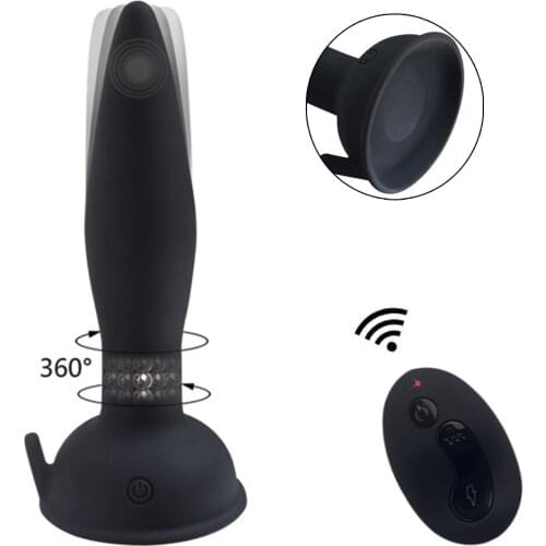 5 Speed Charging G-spot Turn Beads Dildo Vibrator Wireless Remote Prostate Stimulation Anal Vibrator Adult Sex Toy For Women Men