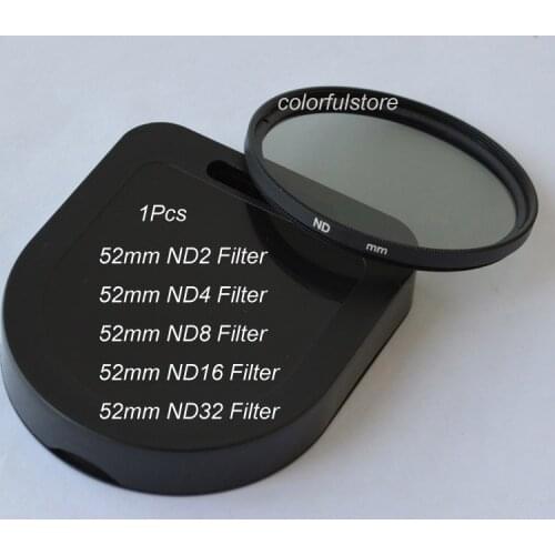 52 52mm ND Filter Neutral Density ND2 ND4 ND8 ND16 ND32 For Nikon D7200 D7100 D5500 D5300 D5200 D5100 D3300 D3200 D3100 Lenses