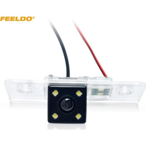 FEELDO Special Rear View Car Reverse Backup Camera With LED light For Skoda Octavia Mk2(1Z)(2004-2012)#CT-4061