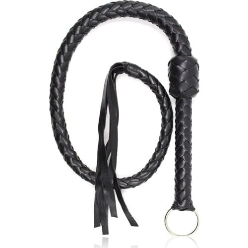 Soft Leather Whip Slave Training Long Whips Spanking Gay Sexy Torture Gear Fetish Sex Flogger Toys Bondage Adults Couples Games