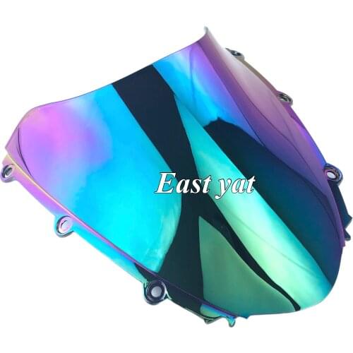 High Quality Motorcycle Windshield WindScreen Double Bubble For Honda CBR 1000 RR CBR 1000RR 2004 2005 2006 2007 CBR1000RR Black