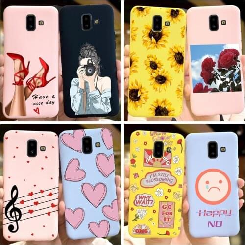 Lovely Case For Samsung Galaxy J6 2018 Case Samsung J6 Plus 2018 Soft Silicone Cover Cases For Samsung J6 j 6 j6Plus 2018 Bumper