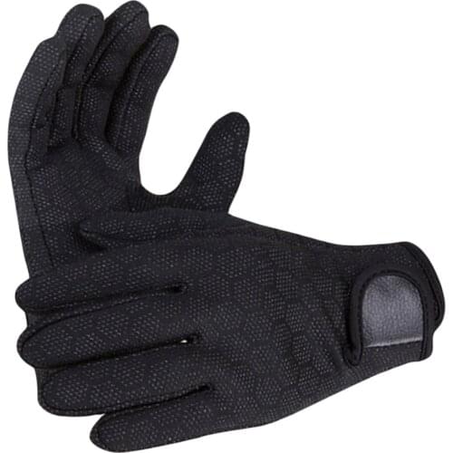 1.5mm Neoprene Five Finger Neoprene Gloves Used for All Water Sports Diving Boating Channel Cleaning Maintenance