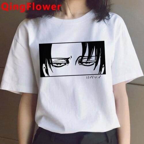 Attack on Titan Shingeki No Kyojin Titans Attack women harajuku kawaii ulzzang kawaii graphic tees women t-shirt vintage