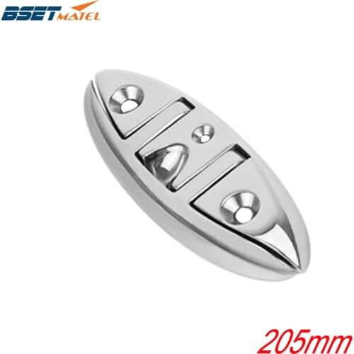 SS316 8 inch Sailboats Flip Up Folding Pull Up Cleat Dock Deck Boat marine Kayak hardware Line Rope mooring Cleat accessories
