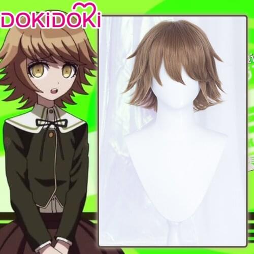 DokiDoki Game Danganronpa Cosplay Chihiro Fujisaki Wig Women Halloween Danganronpa Chihiro Fujisaki Cosplay Costume Wig