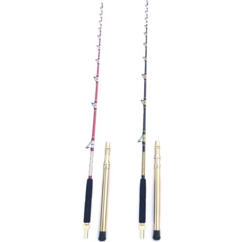 1.8m 2.1m Carbon Fiber Sea Boat Fishing Rod Slow Jigging Trolling Spinning Casting Pole Apply for Shimano Daiwa Electric Reel