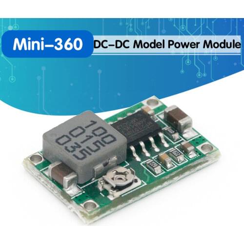 10PCS RC Airplane Module Mini 360 DC-DC Buck Converter Step Down Module 4.75V-23V to 1V-17V 17x11x3.8mm Mini360 New LM2596