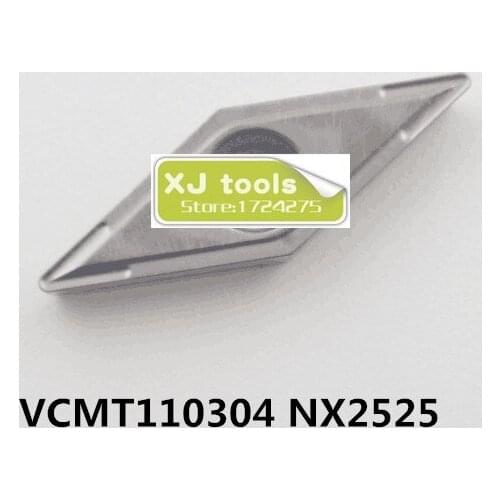 10pcs VCMT110304 NX2525 ceramic inserts for SVUCR/SVJCR/SVQCR,Turning Blades, Matel Ceramic Tips