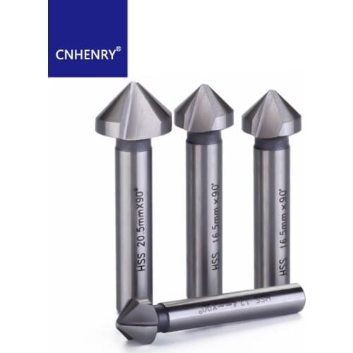 3 Flutes 90degree 4.5-60mm HSS Countersink Drill Bit 90 Degree Countersink Chamfering Tool Wood Steel Chamfer Cutter Power Tool