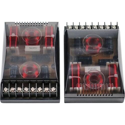 3 Way Crossover Car Audio Frequency Divider 150W Tweeter Midrange Woofer Speaker Crossover For Home Audio Auto Repair Parts