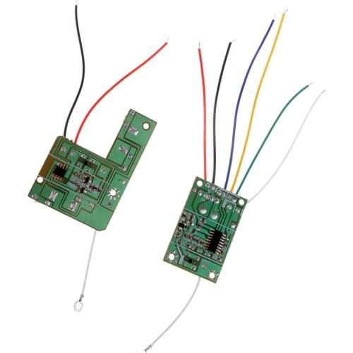 4CH RC remote control 40MHz circuit PCB transmitter & receiver board Radio