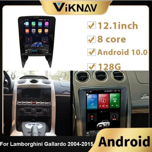 Android 10 Auto Radio For Lamborghini Gallardo 2004-2015 Car DVD player GPS Navigation Stereo Multimedia Player HeadUnit
