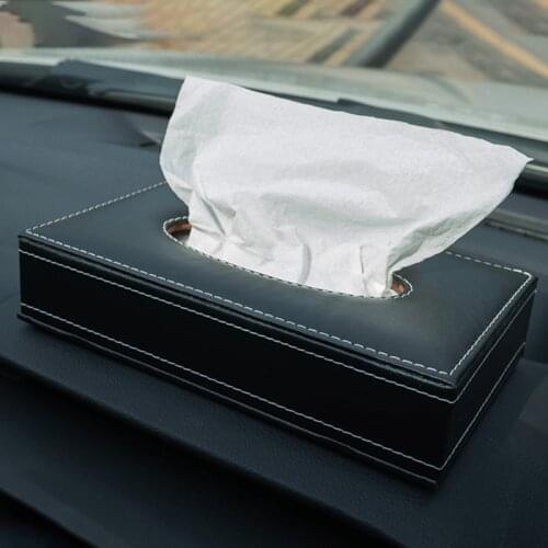 Auto Supplies Paper Towel Box Paper Towel Storage Box Super Fiber Paper Towel Box Car Seat Multifunctional Paper Towel Box