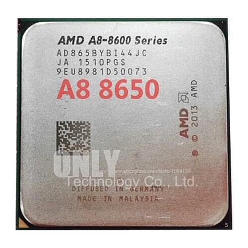 Free Shipping for AMD A8 8650 A8-8650 3.2GHZ Quad-Core CPU Processor AD865BYBI44JC Socket FM2