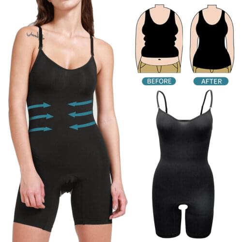 Bodysuit Shapewear Full Body Shaper Waist Trainer Seamless Corset Slim Tops Women Abdomen Shapers Tummy Control Slimming Sheath