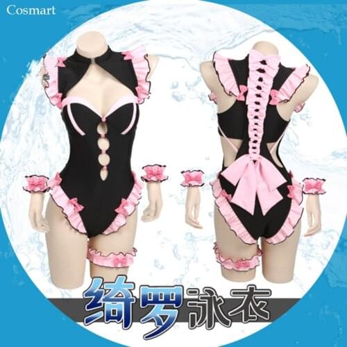 Lovely One-piece Swimsuit Swimwear Suit Jumpsuits Bodysuit Cosplay Costume Summer Lolita Sweet Cloth Women Girls New
