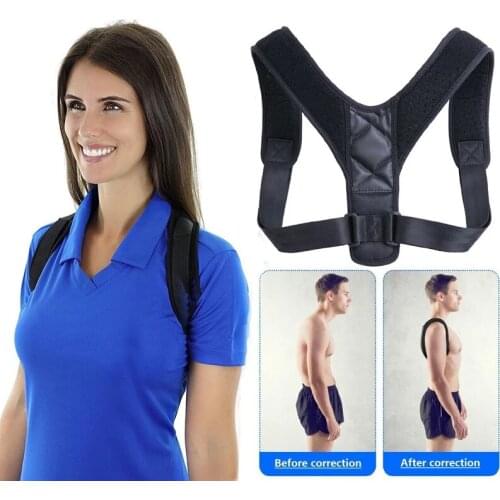 Medical Adjustable Clavicle Posture Corrector Men Woemen Upper Back Brace Shoulder Lumbar Support Belt Corset Posture Correction
