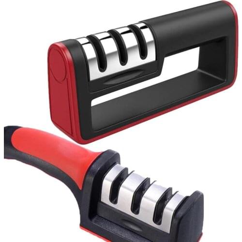 Multifunctional quick sharpener kitchen accessories sharpener 3-stage sharpener tungsten diamond ceramic sharpener tool