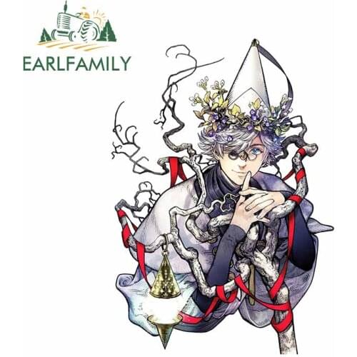 EARLFAMILY 13cm x 9.3cm for Tongari Boushi No Atelier Custom Printing Motorcycle Car Stickers Waterproof Car Styling Decals