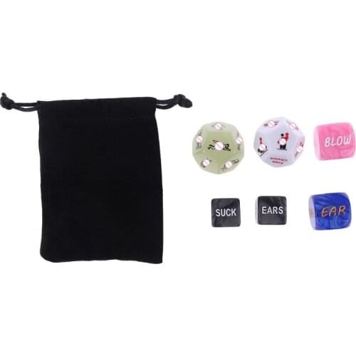 New 6pcs/set Sex Funny Love Dice Game Toy Erotic Sexy Posture Adult Couple Bachelor