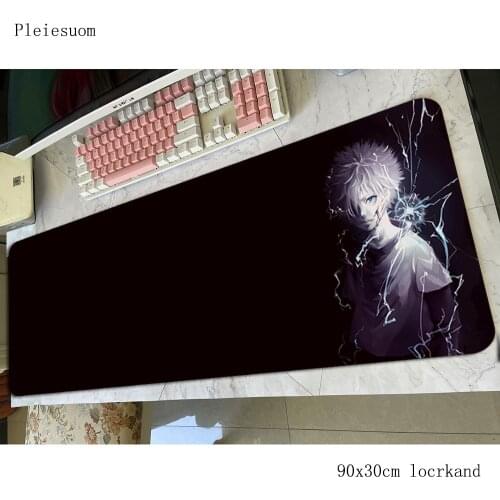 Hunterxhunter mouse pad 800x300x4mm mats hot sales Computer mouse mat gaming accessories Popular mousepad keyboard game pc gamer
