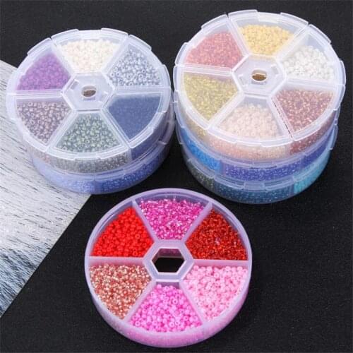 Wholesale 2mm Czech Glass Seed Beads Belt box set charm seedbeads Rondelle Spacer Beads For DIY Bracelet Necklace Jewelry Making