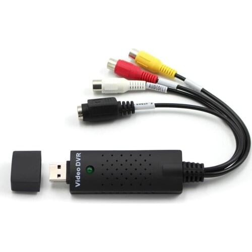 USB Video Audio Capture Card Device Adapter VHS VCR TV to DVD Converter Support Win 2000/Win Xp/Win Vista/Win 7/Win 8/Win 10