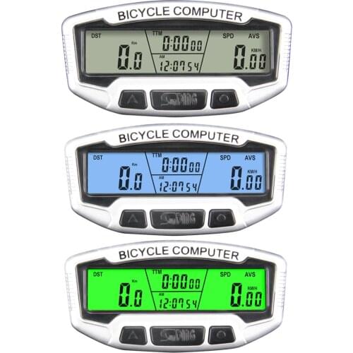 Wired Code Table Speedometer Cycling Bicycle LCD Computer Bike Backlight Portable Waterproof Cycling Elements for SUNDING