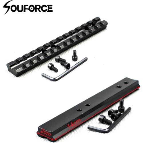Tactical 20mm 13 Slots Hunting Scope Rail fit Shortgun Mossberg 500,590,835 T01 C
