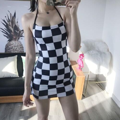 Модные платья в клетку YrightMwrong China At AliExpress