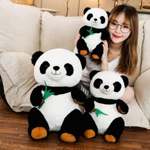 1PC 25/40/50cm New Cute Big Panda Doll Plush Toy Baby Bear Pillow Panda Cloth Doll Kids Toys Baby Birthday Gift For Girl