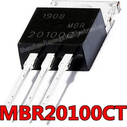 10PCS/LOT MBR20100CT MBR20100 MBR20100C MBR20100G B20100G Schottky Diodes & Rectifiers 20A 100V TO-220 new original