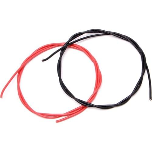 2018 New 16 AWG (2m) Gauge Silicone Wire Flexible Stranded Copper Cables for RC Black Red