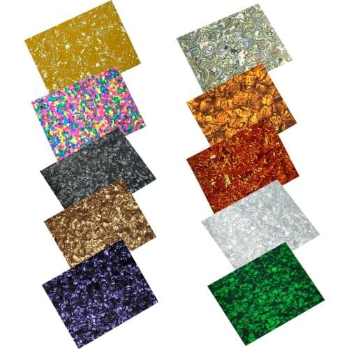 210mm x 148mm 0.46mm Celluloid Sheet DIY Guitar Picks Pickguards Inlays Deco