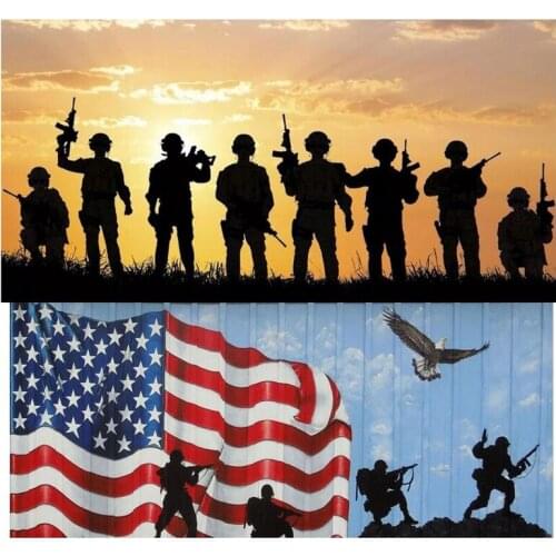 5D rhinestones diamond embroidery Soldiers Flag American Eagles diamond painting Full square drill Diy Cross Stitch Large C562