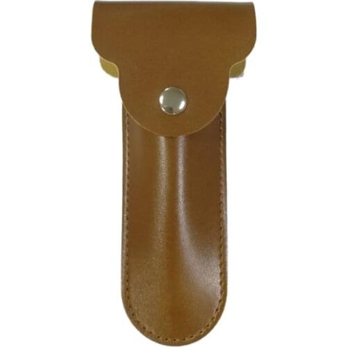 Safety Manual Shaver Shaving Razor Holder Bag Pure Cowhide Classic Double Edge Shaving Leather Pouch Razor Bag Storage Case #W0