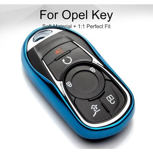 TPU Car Key Case Cover For Opel Vivaro Meriva B Astra H Gtc Insignia Corsa For Buick For Chevrolet Cruze Lacetti Spark Keychain
