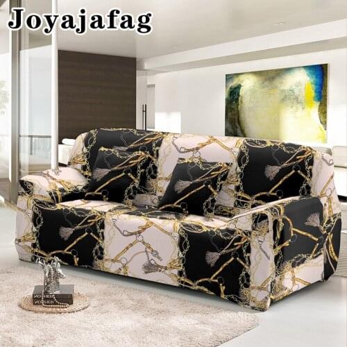 Modern Geometric Elastic Sofa Cover For Living Room 1/2/3/4 Seater Stretch All-cover Couch Covers Case Pillowcases Available