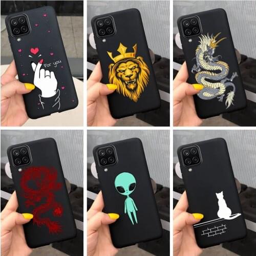 For Samsung Galaxy A12 SM-A125F Case Cool Fashion Painted Cover Case For Samsung A12 A125F A 12 Full Coque Funda 6.5'' GalaxyA12