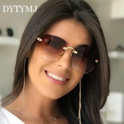 DYTYMJ 2020 Square Sunglasses Women Luxury Brand Glasses For Women/Men Vintage Eyeglasses Women Mirror Oculos De Sol Feminino