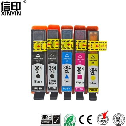 XColor 5PK 364 XL 364XL Brand New Compatible Ink Cartridgse For HP Deskjet 3070A 5510 6510 B209a C510a C309a printer